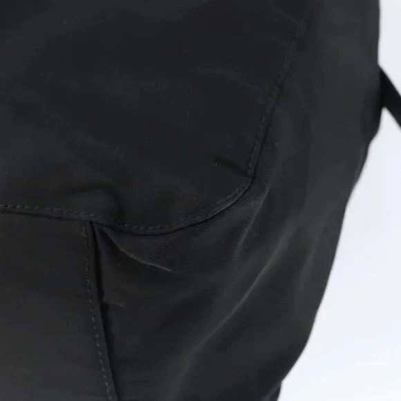 PRADA Hand Bag Nylon Black Silve - Picture 4 of 16